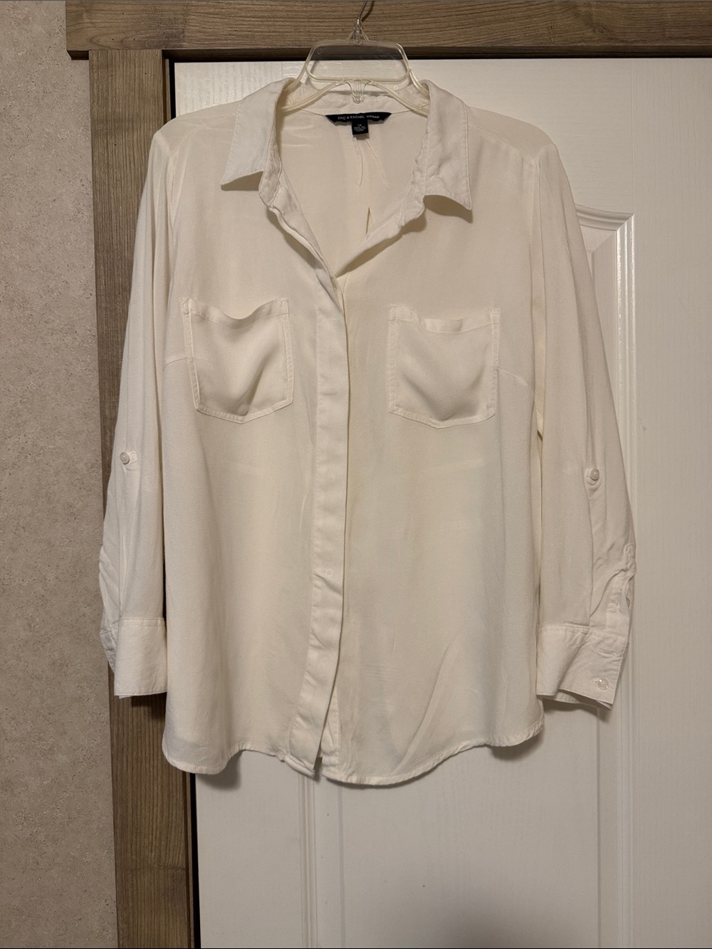 Zac & Rachel Cream Button-Down Shirt